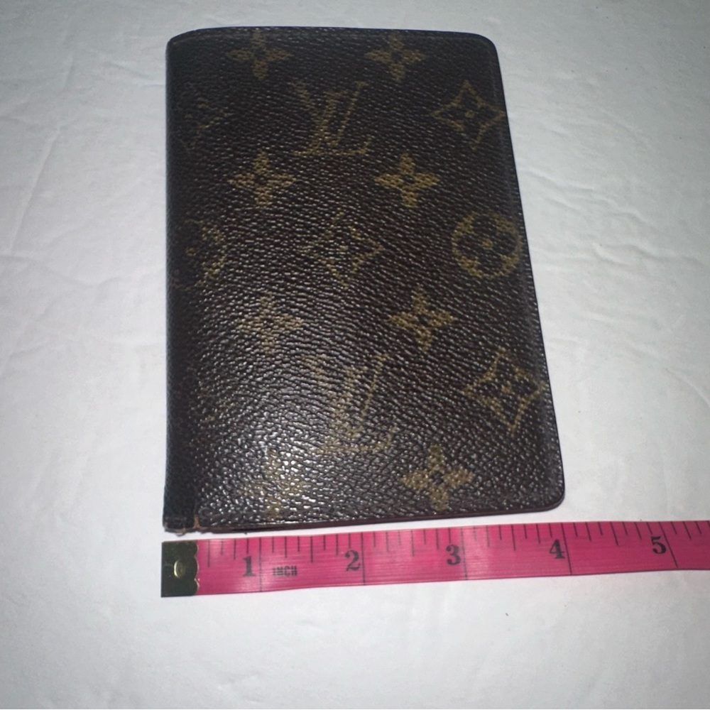 Louis Vuitton PROJECT Bifold Passport Holder Coin Pouch Monogram Leather Ca0947 - Picture 4 of 17